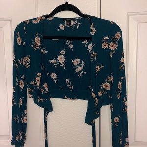 Crop top floral